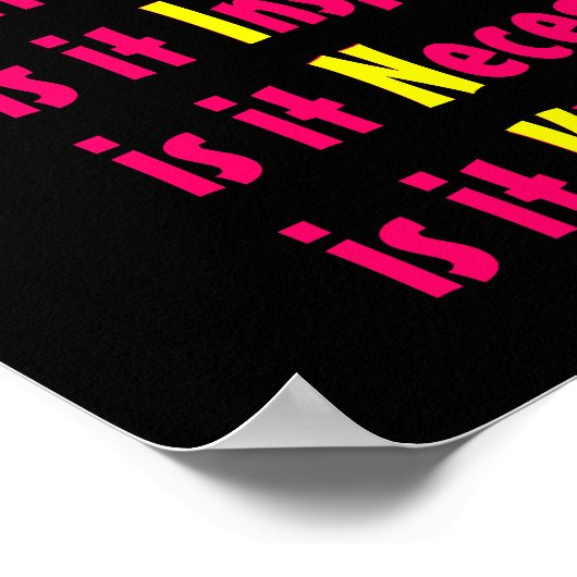 Voordat je spreekt denk je na poster (Hoek)