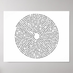 Voordelen van Massage poster