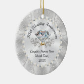 Voordelig aangepast 25e Jubileum Ornament (Rechts)