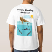 Voordelig Shirt - tragisch bootongeval (Achterkant)