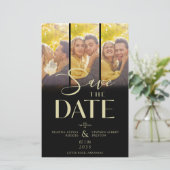 Voordelige foto's van Chic Modern 3 Wedding Collag (Staand voorkant)