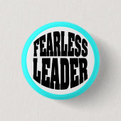 Voordelloze leider ronde button 3,2 cm (Voorkant)