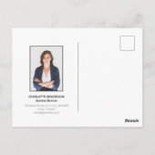 Voordeur Zomer Vastgoed Marketing Briefkaart (Achterkant)