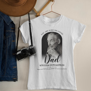 Vooreens liefhebbende vader Foto Memorial T-Shir T-shirt