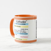 Voorgeschreven fles Funny Gag Gift Mok (Voorkant links)