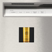 Voorgeschreven fles met 100 dollar biljet magneet (Insitu (Vaatwasser))