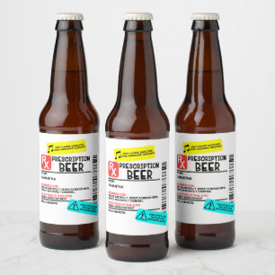 Voorgeschreven Waarschuwingslabel voor Bier Grappi Etiket