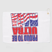 Voorgesteld om een Trump Support te zijn Golfhanddoek (Horizontaal)