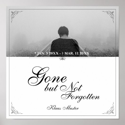 Voorgoed verloren - Klassiek Poster (Voorkant)