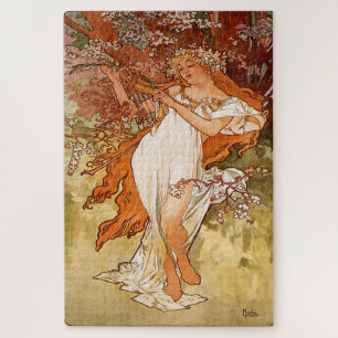Voorjaar 1896: An Art Nouveau van Mucha Legpuzzel