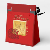 Voorjaar Chinese loopjaar 2020: Tent Favor Box Bedankdoosjes (Achterkant)