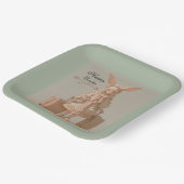 voorjaar, papieren bordje (Gebogen)