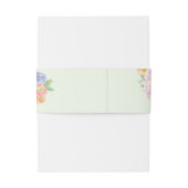 Voorjaar Waterverf bruiloft uitnodiging Uitnodigingen Wikkel (Achterkant Voorbeeld)