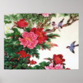  voorjaars Japans kunstwerk Poster (Voorkant)