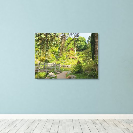 Voorjaars ochtend canvas afdruk (Insitu (Houten vloer))