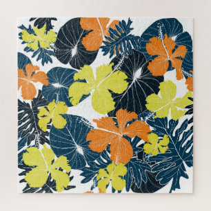 Voorjaarsbloem: bloemtextuur legpuzzel