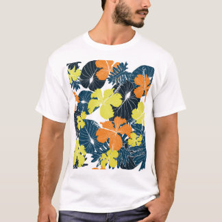 Voorjaarsbloem:  bloemtextuur t-shirt