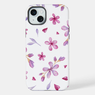 Voorjaarsbloemenachtergrond iPhone 15 Plus Case