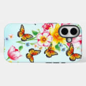 Voorjaarsbloesems en vlinders Case-Mate iPhone case (Achterkant (horizontaal))