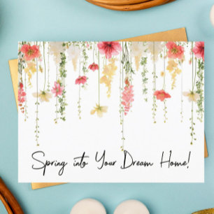 Voorjaarsmarkt vastgoed briefkaart