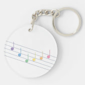Voorjaarsmelodie (lineair) sleutelhanger (Achterkant)