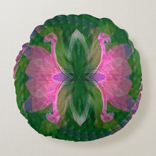 Voorjaarspret...... Rond Kussen (Voorkant)