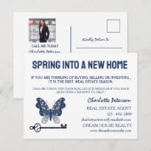 Voorjaarsproductie van landbouwlood in onroerend g briefkaart (Voorkant / Achterkant)