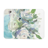 Voorjaarsregeling - Waterverf Bouquet Magneet (Horizontaal)