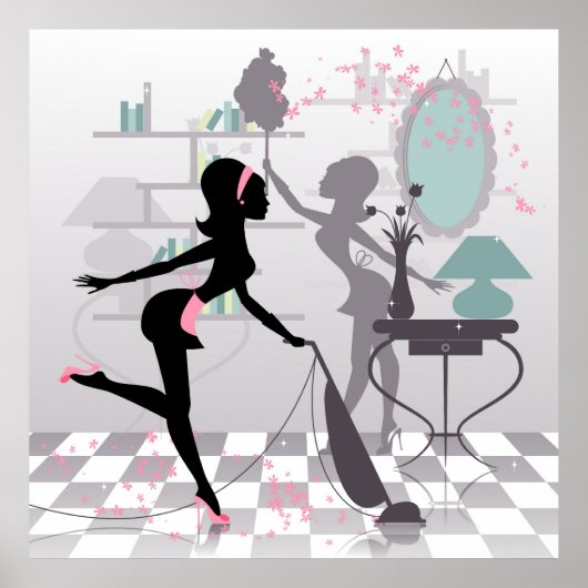 Voorjaarsreiniging Poster (Voorkant)