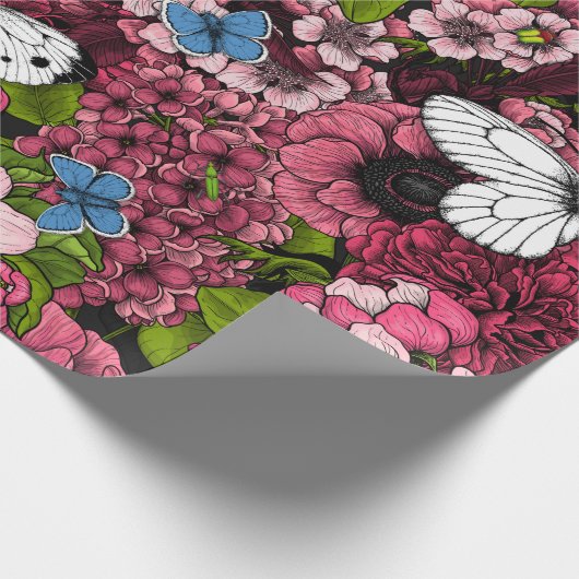 Voorjaarstuin 2 cadeaupapier (Hoek)