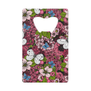 Voorjaarstuin 2 kredietkaart flessenopener