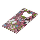 Voorjaarstuin 2 kredietkaart flessenopener (Achterkant Gekanteld)