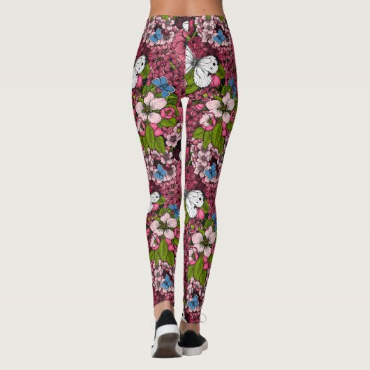 Voorjaarstuin 2 leggings (Achterkant)