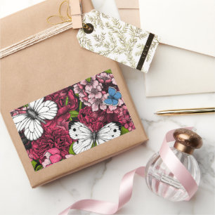 Voorjaarstuin 2 rechthoekige sticker