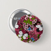 Voorjaarstuin 2 ronde button 5,7 cm (Voorkant /achterkant)