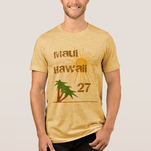 Voorjaarsvakantie  Tri-Blend shirt (Voorkant)