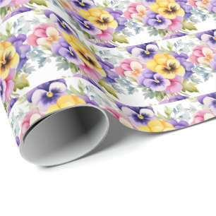Voorjaarsviooltjes Viooltje Cadeaupapier