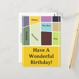 Voorjaarszomer 2025 briefkaart