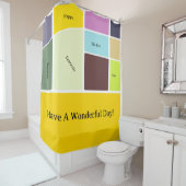 Voorjaarszomer 2025 douchegordijn (In situ)