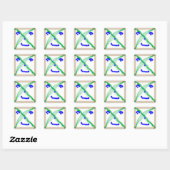 Voorkant 11 stickers (Vel)