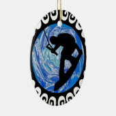 Voorkant en achterkant keramisch ornament (Rechts)