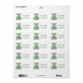 Voorkant Nieuw adres Terug Adres Terug Label (Full Sheet)