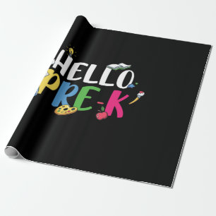 Voorkleuter Hallo kleuter Cadeaupapier