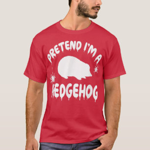 Voorkom dat ik een egel ben - Spooky Cute Simple Q T-shirt