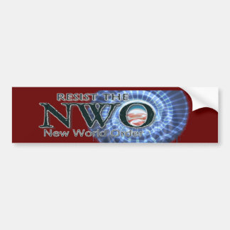 Voorkom de NWO Bumpersticker