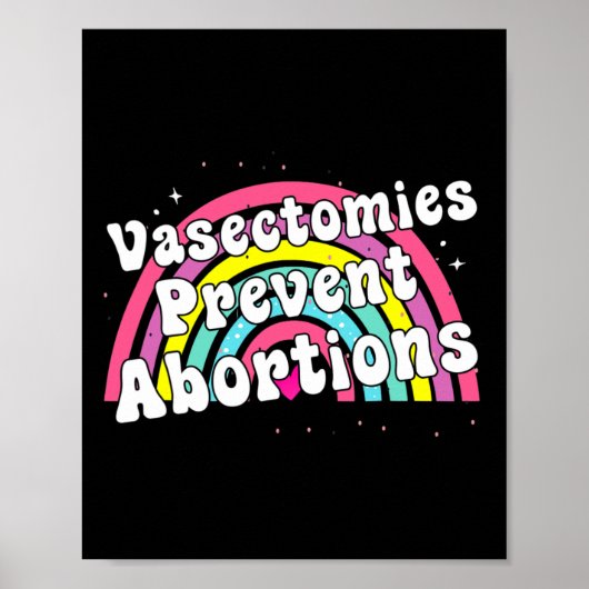 Voorkomen van abortussen Feminist Funny Pro Choice Poster (Voorkant)