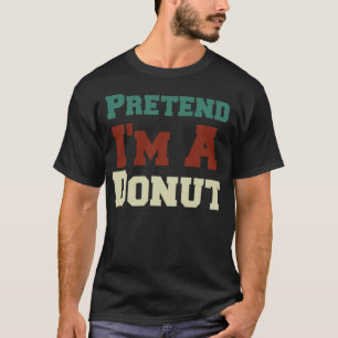 Voorleer Im A Donut Retro gebakken donut T-shirt