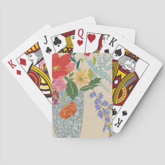 Voorlente bloesems II Speelkaarten (Achterkant)