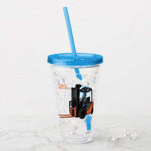 Voorlichting cartoon acryl drinkbeker