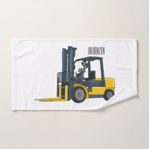 Voorlichting cartoon bad handdoek